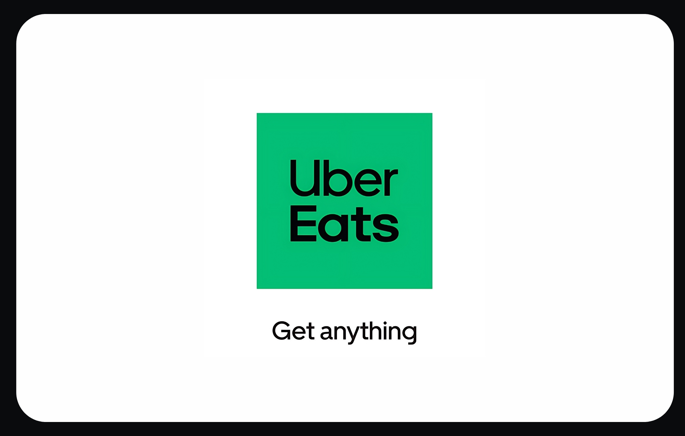 Uber Eats Gift Card 15 to 100